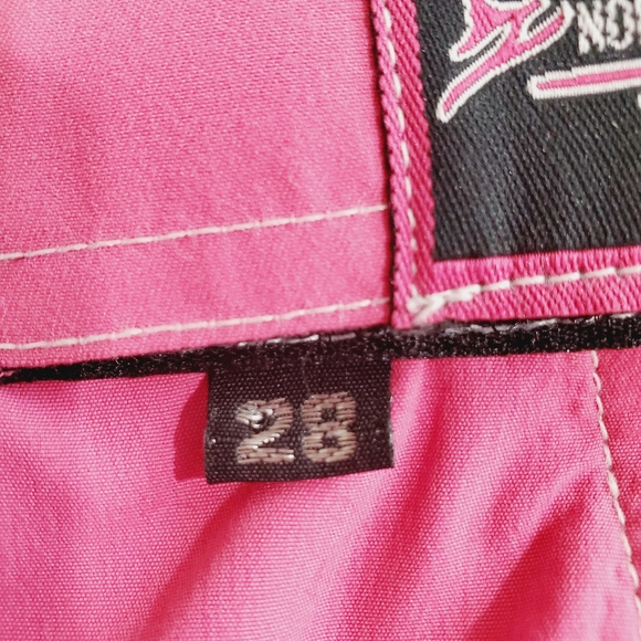 Naga Fighter MMA Training Shorts Sz 28 Pink Black - Picture 14 of 16